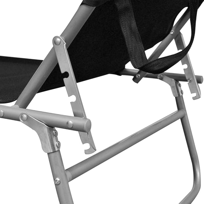 Folding Sun Lounger, Patio Chaise Lounge Chair, Outdoor Recliner Lounge Chair Sun Loungers - Photo 6