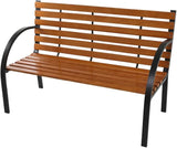48 inch Outdoor Patio Garden Bench, Metal Park Bench - Photo 9