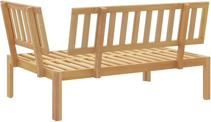 Pallet Corner Sofa Brown Solid Acacia Wood Modular Garden Sofa Patio Set Outdoor Patio Couch for Outdoor Courtyard