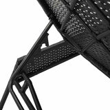 Patio Sun Lounger Set of 2, Adjustable Outdoor Chaise Lounge Chair with Removable Cushion - Photo 8