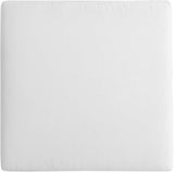 Modway Tahoe Aluminum Ottoman in Gray White with Weather-Resistant Cushion-Ideal as Outdoor Footstool - Photo 5