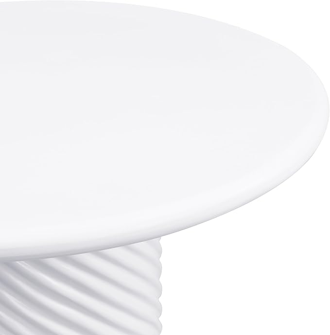 Christopher Knight Home Modern Roski 43" Round Outdoor Dining Table, Modern Patio Dining Table for 4 - Photo 10