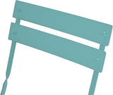 Carolina Chair & Table Bistro Set of 2 Foldable Outdoor Chairs - Elegant Powder Coated Metal Seat and Frame Folding - Photo 6
