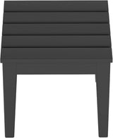 WestinTrends Ashore Outdoor Patio Modern Adirondack Side Table, Gray - Photo 6