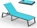 Aluminum Chaise Lounge Chair Outdoor - Photo 1