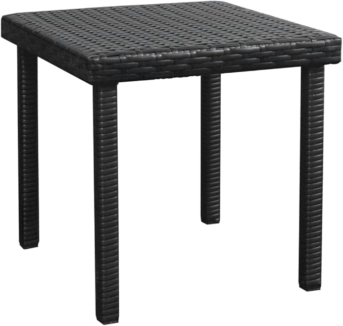 Sun Lounger Outdoor Chaise,Outdoor Lounge Chairs Set of 2,Chaise Lounge,Lounge Chairs for Outside,Pool Lounge Chairs,Outdoor Chaise Lounge,with Cushion & Table Poly Rattan Black