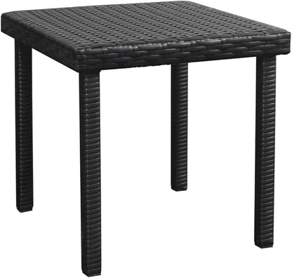Sun Lounger Outdoor Chaise,Outdoor Lounge Chairs Set of 2,Chaise Lounge,Lounge Chairs for Outside,Pool Lounge Chairs,Outdoor Chaise Lounge,with Cushion & Table Poly Rattan Black