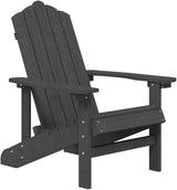 Garden Adirondack Chairs and Table Set, Durable HDPE and Steel Construction - Photo 4
