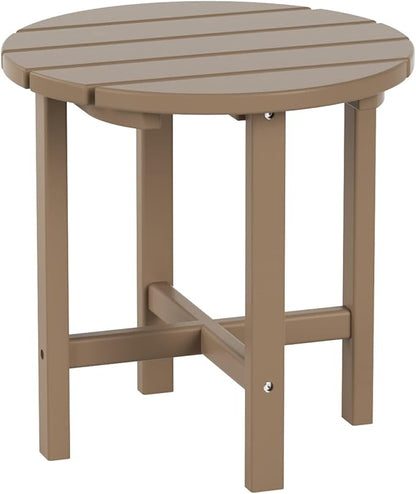 WestinTrends Malibu 3-Piece Set Outdoor/Patio Rocking Chairs with a Side Table (2 Seater), Weathered Wood