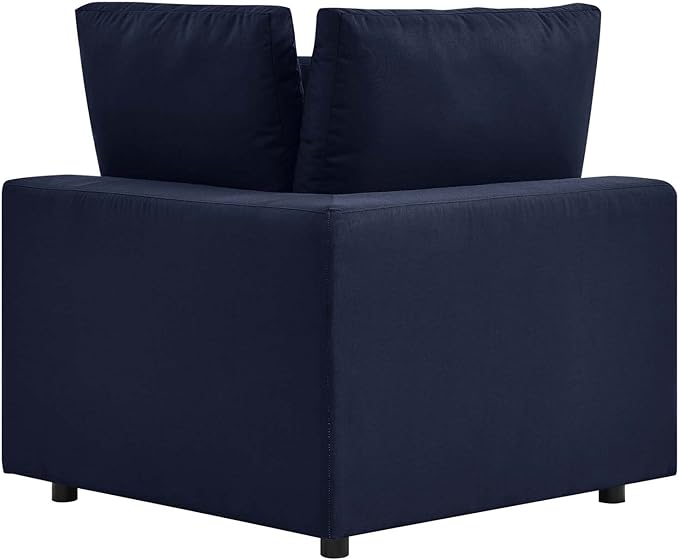 Modway Commix Overstuffed Outdoor Patio Corner Chair in Navy - Photo 4