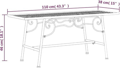 Black Steel Tree Bench Circular Traditional Design 4-Piece Outdoor Seating for Garden and Patio Durable Rust-Resistant Furniture