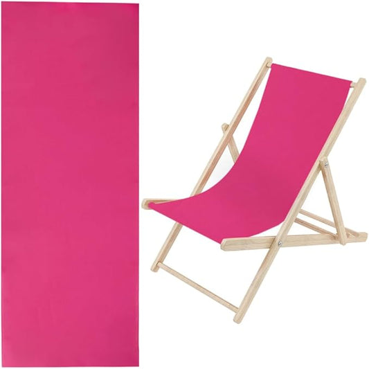 GORGECRAFT 1pcs Beach Sling Chair Replacement Lawn Chair Webbing 435 * 1165mm Chair Oxford Cloth Outdoor Patio Foldable Chaise Lounge Chair Fabric for Sunbathing Garden Courtyard Beach Relaxation