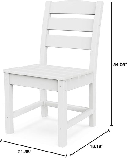 Polywood® Lakeside Dining Side Chair in White