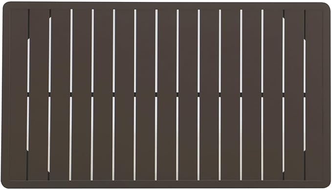 New Classic Furniture Genova Aluminum Patio Coffee Table, Brown
