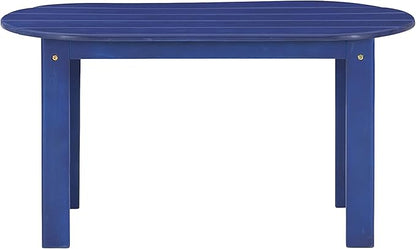 Linon Jayde Outdoor Blue Adirondack Coffee Table