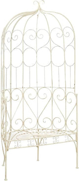 (Fast Delivery) Garden Bench Metal Frame Outdoor Seating Furniture - Photo 1