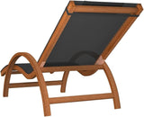 Sun Lounger Grey Textilene Standard Foldable Sun Lounger Beach Chair Outdoor Chaise Lounge for Yard Outside - Photo 6