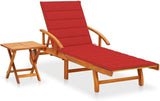 Cushioned Chaise Lounge Set, Chairs for Outside Patio, Adjustable Lounge Chairs, Outdoor Pool Chaise Lounge Chairs - Photo 1