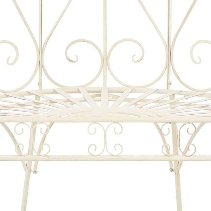 (Fast Delivery) Garden Bench Metal Frame Outdoor Seating Furniture - Photo 6
