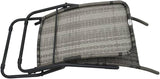 Folding Sun Lounger Grey PE Rattan Outdoor Chaise Lounge Recliner 24"x55.5"x37.4" Lightweight Patio Poolside Chair for - Photo 4