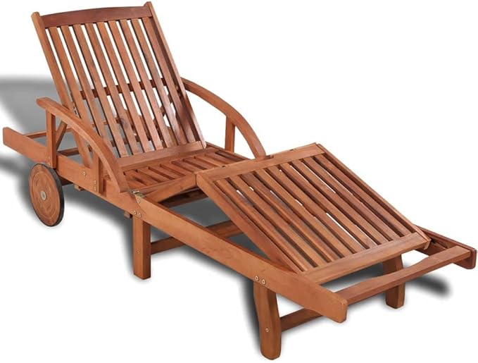 Outdoor Chaise Lounge, Reclining Chair with Adjustable Positions, Patio Lounge Chair, Sunbathing Chair, for Outdoor Pool - Photo 1