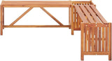 (Fast Delivery) Garden Bench, Outdoor Furniture, Solid Wood, for Porch, Pool, Garden, Lawn, Balcony, Backyard - Photo 3