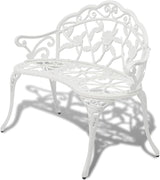 (Fast Delivery) Metal Garden Bench, Outdoor Furniture, Outdoor Seating, Seats up to 2 Persons, for Porch, Pool, Garden - Photo 1