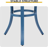 Outdoor Side Tables, Weather Resistant Iron Patio End Table - Photo 7