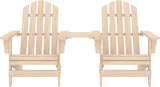 Adirondack Chairs with Tea Table Adirondack Chair Garden Chair Wooden Recliner Chair Adirondack Garden Chair Deck Chair - Photo 3