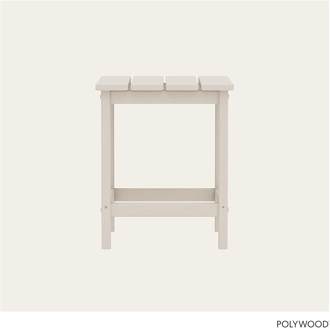 POLYWOOD ECT18SA Long Island 18" Side Table, Sand - Photo 5