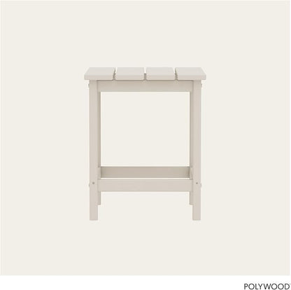 POLYWOOD ECT18SA Long Island 18" Side Table, Sand