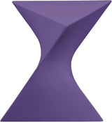 LeisureMod Modern Purple Accent Side Table - Stylish Side Vanity Table for Bedroom & Living Room - Photo 1