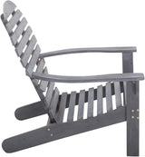 Solid Acacia Wood Adirondack Chair for Outdoor Relaxation - Photo 5