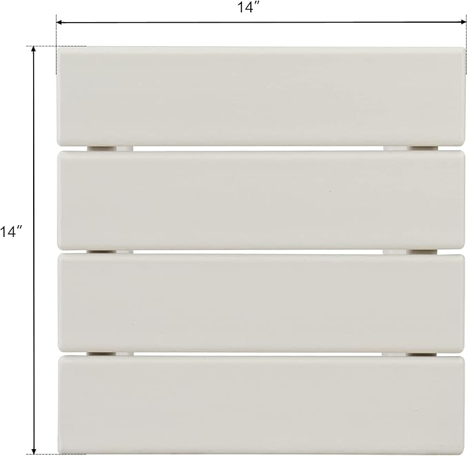 Patio Side Table, Pool Composite Patio Table, HDPE End Tables for Backyard, Pool, Indoor Companion - Photo 9