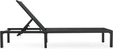 Christopher Knight Home Patio Chaise Lounges Set of 2, Aluminum Adjustable Lounge Seating, 5-Position Backrest Recliner - Photo 8