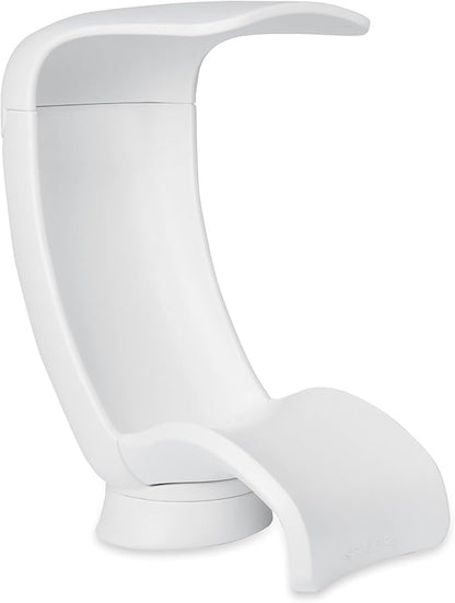 Step2 Mondello Chair with Shade, Outdoor/Indoor Waterproof Patio Furniture, Pool Lounger, Use in Pools Up to 9-Inches of Water or Poolside Ledge, Durable & Weighted, White