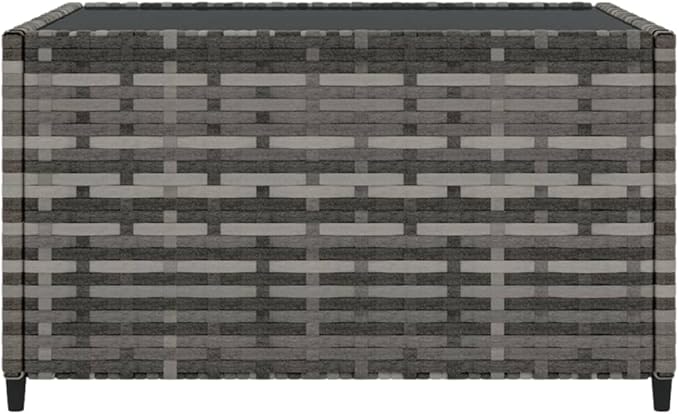 Garden Coffee Table Grey Patio Side Table Coffee Tables for Lawn Deck - Photo 4