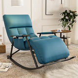 Padded Zero Gravity Chair Oversized Patio Recliner Chair Adjustable Headrest Lounge Chairs Chairs with Adjustable - Photo 1