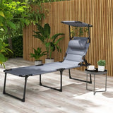 3-in-1 Oversized Sun Tanning Chair with Mat & Face Hole - Photo 8