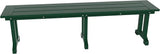WO WESTIN OUTDOOR HDPE Laguna Trestle 65" Bench,Dark Green - Photo 3