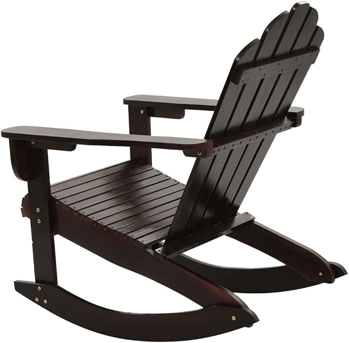 (Fast Shipments) Wooden Rocking Chair - Photo 5