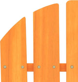 Orange Solid Fir Wood Ergonomic Adirondack Chair for Garden Patio - Photo 6