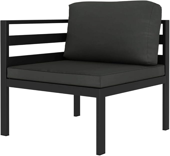 vidaXL Patio Furniture Set 2 Piece, Patio Conversation Set with Cushions - Photo 3