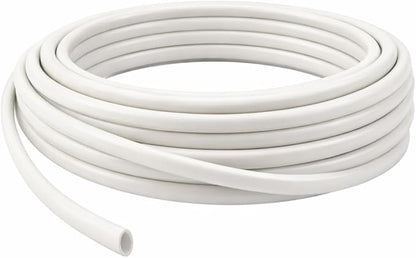 25' White Oval Vinyl Cord Spline Strapping Plastic Mid Century Retro to Repair Patio Furniture Beach Chair
