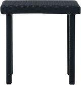 Compact Garden Side Table, Square Patio Tea Table with Powder-Coated Steel Frame - Photo 3