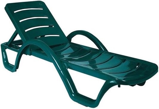 Compamia Sunrise Pool Chaise Lounge in Green (Set of 4)