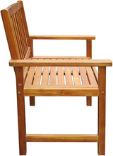 (Fast Shipments) Garden Bench Patio Bench Seat Outdoor Garden Chair Garden Yard Furniture Seating Garden Chairs 2 pcs - Photo 5