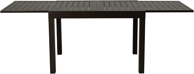 Kozyard 7 Piece Outdoor Patio Dining Set for 6, Extendable Dining Table with 6 Chairs - Photo 5