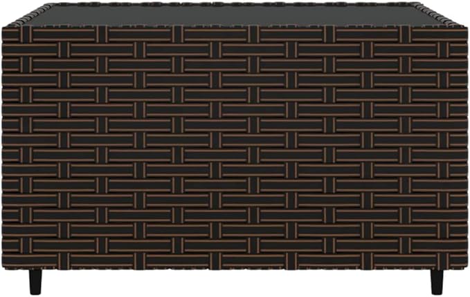 Garden Coffee Table Brown Patio end Table Coffee Tables for Lawn Patio - Photo 5