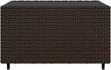Garden Coffee Table Brown Patio end Table Coffee Tables for Lawn Patio - Photo 5